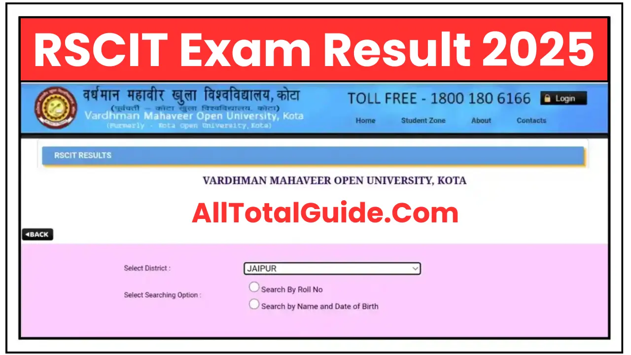 RSCIT Result 2025