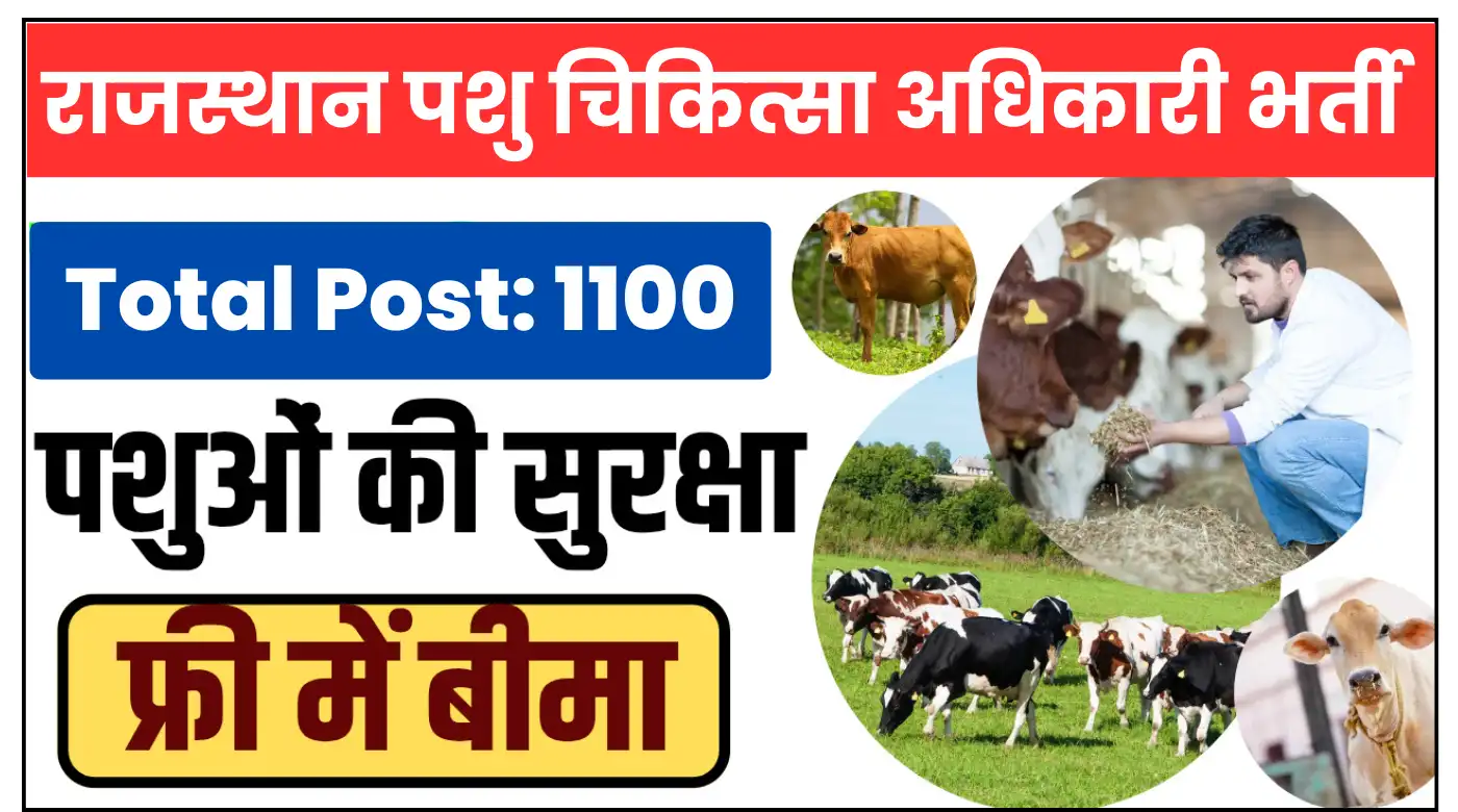 Rajasthan Veterinary Officer Bharti 2025
